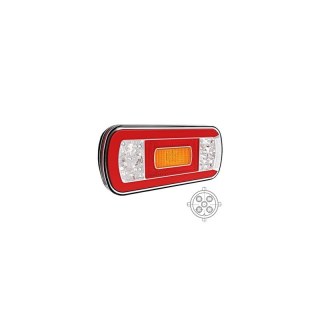 feu arrière LED baïonnette à 5 pôles baïonnette à 5 pôles V10C5-600B5 universel 12/24 V 12/24 V avec feu de brouillard