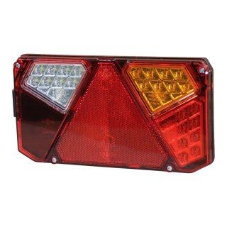 feu arrière LED baïonnette à 5 pôles 920 , 12-24V , droit 12/24 V