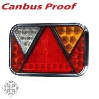 feu arrière LED baïonnette à 5 pôles droit 12V avec solution canbus intégrée