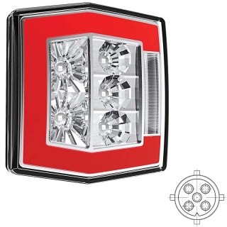 feu arrière LED baïonnette à 5 pôles universel 12/24V Lavaflow