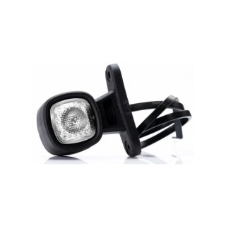 LED feu de position 68 x 70 x 31mm rouge/blanc universel câble 50cm extrémité ouverte 12/24V