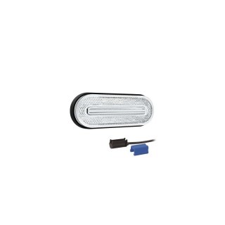 LED feu de position blanc 0,75mm² connector 12-36V