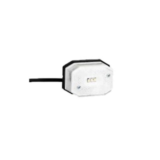 LED feu de position blanc 0.5m kabel 12-24V DC