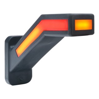 feu d'encombrement 1259P / W168.6DD rouge/orange droit 400mm, LgY-S 0,75mm2
