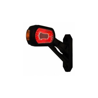 feu d'encombrement rouge/blanc/orange universel gauche 50cm câble 12/24V