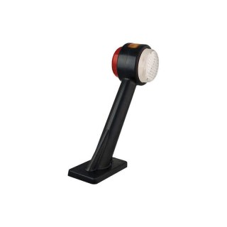 feu d'encombrement rouge/blanc/orange droit câble 200 mm 12/24V