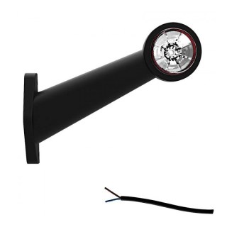 feu d'encombrement rouge/blanc gauche câble 200 mm 12/24V