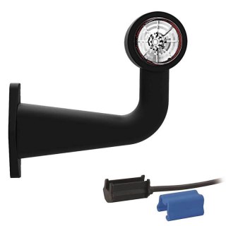 feu d'encombrement rouge/blanc gauche DC câble 200mm, 0,75mm² 12/24V
