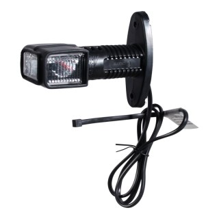feu d'encombrement gauche Superpoint 4 LED "court", rouge / blanc / orange 1,0 m de câble DC