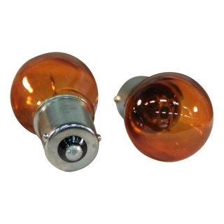 ampoules déclairage pour stop- / clignotant feu bau15S 12V 21W 15x47mm orange
