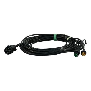 faisceau de câbles à 7-pôles 5,0m , connexion à baïonnette 5 pôles , embranchement 2x 0,2m