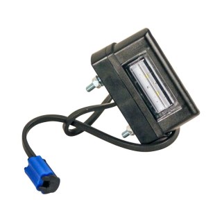 éclairage de plaque LED 12/24V DC câble 200mm, 0,75mm² blanc