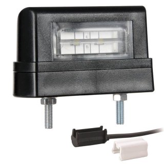 éclairage de plaque LED 12/24V P&R câble 200mm, 2x 1,5mm² blanc