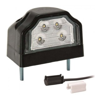 éclairage de plaque LED 12/24V P&R câble 200mm, 2x 1,5mm² blanc