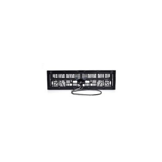support de plaque+éclairage de plaque LED , câble extrémité ouverte 200cm 12-24V