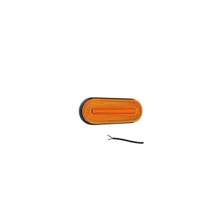 50cm feu de position latéral orange câble 12/24 V