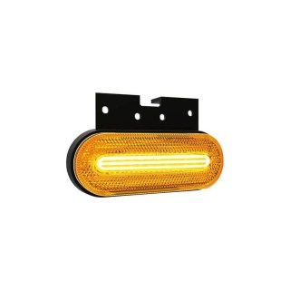 feu de position latéral cable 500mm 12/24V orange