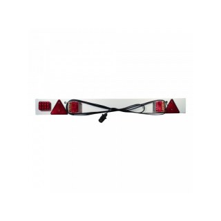 rampe de feux amovible LED plastique 1370mm 600cm prise 7 pôles 12V