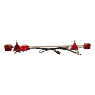 rampe de feux amovible métal réglable 1400-2100mm 750cm prise 7 pôles