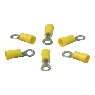 cosses rondes pré-isolées pour le fil 1,5 – 6,6mm2 M5 ,mm jaune