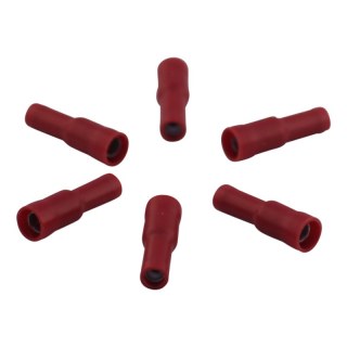 manchon pour prise ronde pour le fil 0,5 – 1,5mm2 Ø4 ,mm Rouge