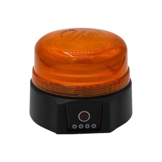 gyrophare LED 12/24V orange base magnétique