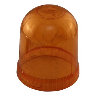 girophare en verre, orange