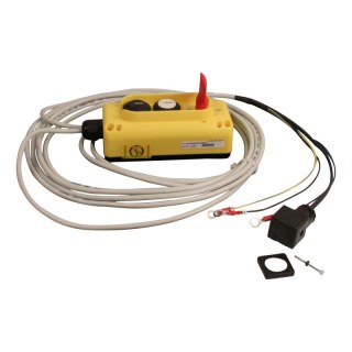 Télécommande à 2 boutons avec verrouillage + clé en plastique