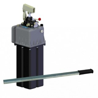 completo set mano pompa PMI25 25cm3 10L cilindro doppio effetto