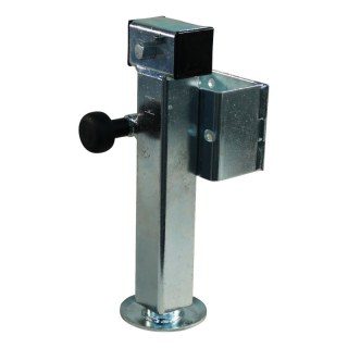 Pied béquille basculante SF60-D85 avec clé de hexagone 19mm et adaptateur ⧄60mm 1300kg zingué