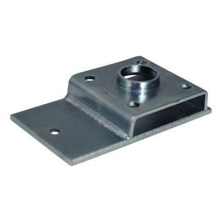 platine de fixation pour béquille / roue jockey à visser zingué