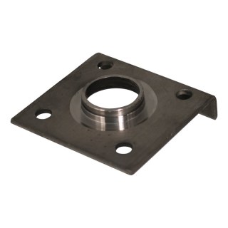 platine de fixation pour pied-béquille version soudable brut 120x120x28mm
