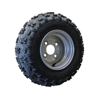 luchtband + wiel 16x6.50-8 5.50x8H2 ET-2 60/100/4 staal V-8505 zilvergrijs