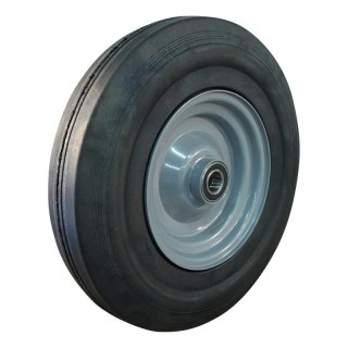 roue + pneu en caoutchouc solide 400mm serie 43 roulement à billes