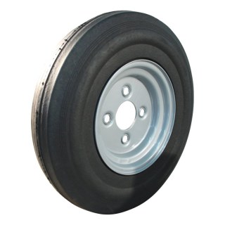 roue + pneu en caoutchouc solide 400mm serie 43 geen lager