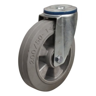 roulette pivotante 200mm serie 12 ᠆ 15 trou pour boulon roulement à billes
