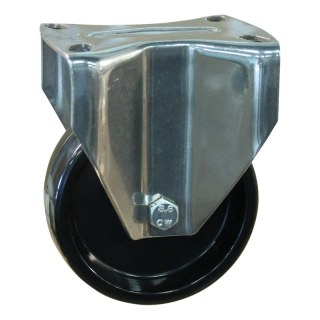 roue fixe 125mm serie 35 ᠆ 29 montage de la plaque palier lisse