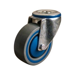 roulette pivotante 100mm série 09 ᠆ 15 trou pour boulon roulement à billes
