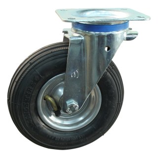 Lenkrolle 200x50 1.25x3.8 (200x50) ET0 NL60mm Stahl V-5501 Silbergrau 200mm 12 plaatbevestiging met uitsparing richtingvastzett