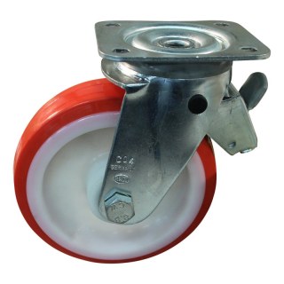 roulette pivotante avec frein 150mm série 27 ᠆ 11 montage de la plaque palier lisse