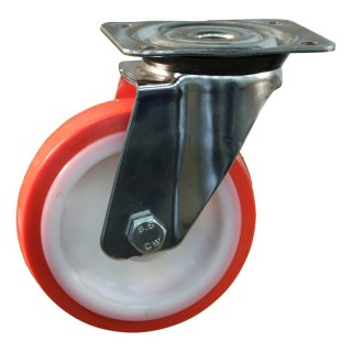 roulette pivotante 150mm série 27 ᠆ 31 montage de la plaque roulement à aiguilles éxécution inox