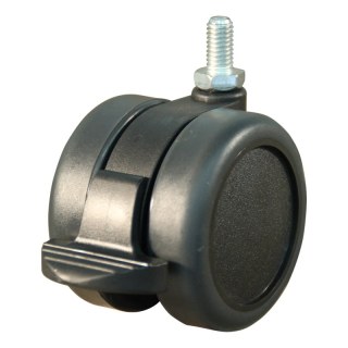 ruota girevole con freno 60mm serie 60mm 74-73 draadstift M8 cuscinetto liscio