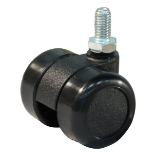 roulette pivotante 36mm série 65-73 draadstift M8 palier lisse