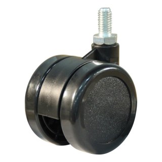 roulette pivotante 50mm série 65-73 draadstift M8 palier lisse
