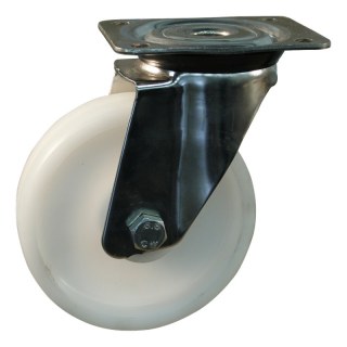 roulette pivotante 125mm serie 34 ᠆ 31 montage de la plaque palier lisse