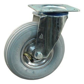 roulette pivotante 200x50 1.25x3.8 (200x50) ET0 NL60mm métal HF-207A gris argent 200mm 15 montage de la plaque roulement à roul