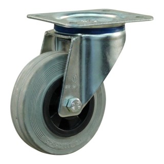roulette pivotante 80mm serie 11 ᠆ 15 montage de la plaque palier lisse