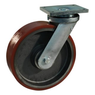 roulette pivotante 250mm série 28 ᠆ 22 montage de la plaque roulement à billes