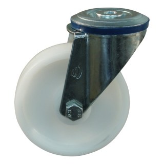 roulette pivotante 125mm serie 34 ᠆ 10 trou pour boulon roulement à rouleaux