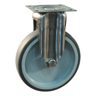 roue fixe 100mm serie 68 ᠆ 37 montage de la plaque palier lisse